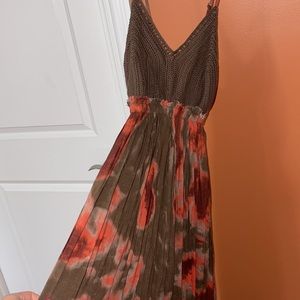 Spaghetti strap maxi dress